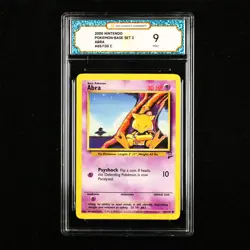 TQG 9 Mint 2000 Pokemon ENG Abra #65/130 C - Image 1
