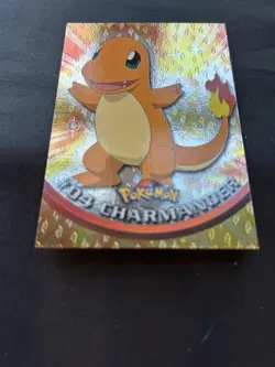 1999 Topps Pokemon TV Series 1 Charmander #4 FOIL - NM - Image 3