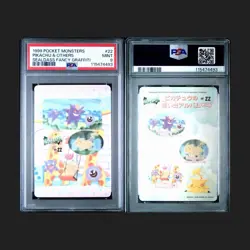 GENGAR Haunter Ghastly Pokemon 1999 Fancy Graffiti Pikachu & Others #22 PSA 9 - Image 1