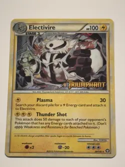 Pokemon Electivire Prerelease Promo 20/102 HGSS Triumphant - Image 1