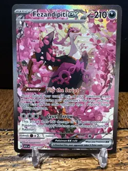 Pokemon Ascended Heros Fezandipiti EX Special Illustration rare 288/217 - Image 1