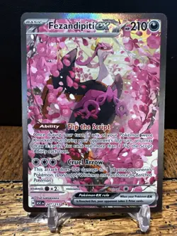 Pokemon Ascended Heros Fezandipiti EX Special Illustration rare 288/217 - Image 2
