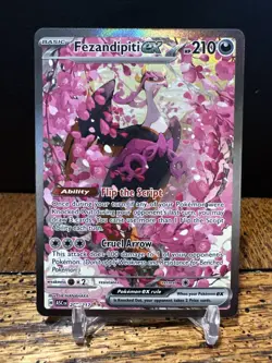 Pokemon Ascended Heros Fezandipiti EX Special Illustration rare 288/217 - Image 3