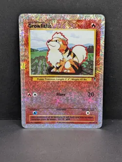Growlithe Pokemon TCG Legendary Reverse holo rare 45/120 vintage LP+ - Image 1