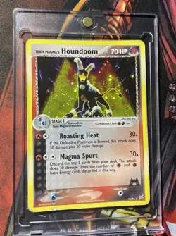 Pokemon Team Magma's Houndoom - Holo Rare 2004 Team Magma vs Team Aqua 10/95 MP - Image 2