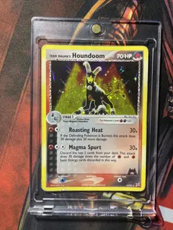 Pokemon Team Magma's Houndoom - Holo Rare 2004 Team Magma vs Team Aqua 10/95 MP - Image 4