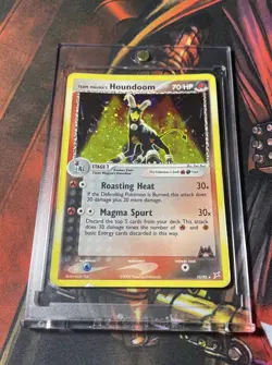 Pokemon Team Magma's Houndoom - Holo Rare 2004 Team Magma vs Team Aqua 10/95 MP - Image 5