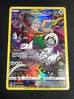 Oranguru TG12/TG30 Pokemon Brilliant Stars Trainer Gallery Full-Art Holo NM - Image 1