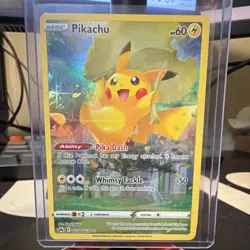 Pokemon Pikachu GG30/GG70 Crown Zenith Galarian Gallery Ultra Rare Holo 60 HP - Image 1