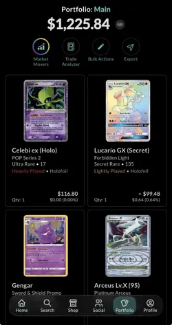 Pokemon TCG Binder Collection Lot Ultra Rare Secret Promo Holfoil Celebi Lucario - Image 1
