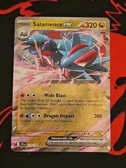 Pokemon TCG Salamence EX 114/159 Journey Together Double Rare Holo NM - Image 1