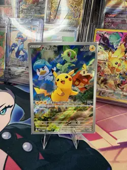 POKEMON PIKACHU IR SCARLET AND VIOLET BLACK STAR PROMO #027 SEALED - Image 1