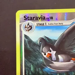 Pokemon TCG Stormfront Reverse Holo Staravia 52/100 - Image 4