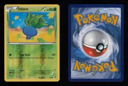 REVERSE HOLO ODDISH COMMON 1/98 LP POKEMON - Image 3