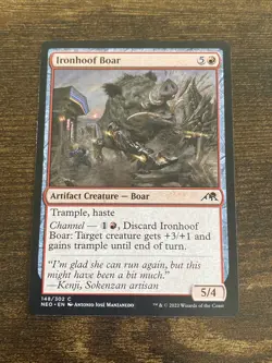 Ironhoof Boar 148/302 Kamigawa Neon Dynasty MTG Magic The Gathering L1151* - Image 1