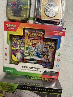 Pokemon First Partner Pack Series 1 Illustration Collection Booster Promo Box - Image 1