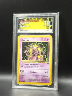 ACE 10 Mewtwo #14 2000 Black Star Promo Dvd Release Pokemon TCG (NOT PSA) - Image 1