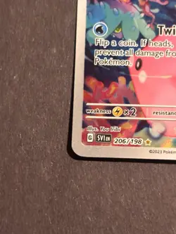 Pokemon TCG Wiglett 206/198 Holo Illustration Rare Scarlet & Violet - Image 5
