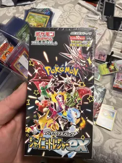 Pokemon TCG Japanese Shiny Treasure EX Booster Box 10 Booster Packs, Sealed/New - Image 1
