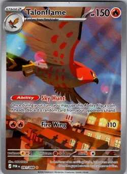 Talonflame 091/088 Holo Illustration Rare Perfect Order Pokemon Near Mint - Image 1
