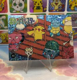 Pokemon Pikachu HOLO Vintage Pocket Monsters Prism Sticker 1998 Bandai Ninetndo - Image 3