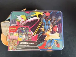 Pokemon 2025 Fall Mega Collector Chest Tin Box 6 Booster Packs (dented tin) - Image 1