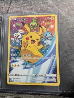 Pikachu SWSH020 Holo Sword & Shield Promo Pokemon Near Mint - Image 1