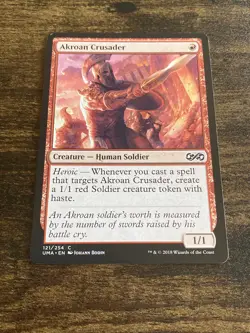 Magic the Gathering MTG Akroan Crusader (121) Ultimate Masters B11512* - Image 1
