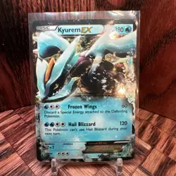 Played Kyurem EX - Holo #BW37 Black and White Promo Pokemon TCG - Image 1