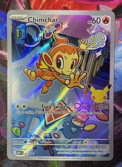2025 Pokemon MEP Black Star Promos Chimchar #041 - Image 1
