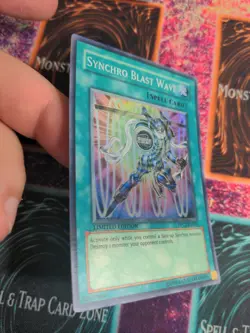 Yu-Gi-Oh! Synchro Blast Wave DPCT-ENY03 Limited Super Rare NM - Image 2