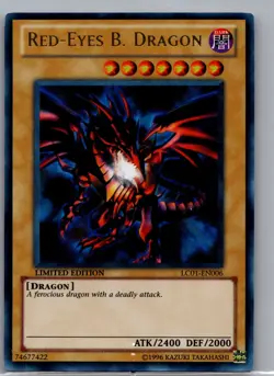 🔥Yu-Gi-Oh! Red-Eyes Black Dragon Limited Ed. Ultra Rare LC01-EN006 . - Image 1
