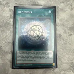 YUGIOH ALIN-EN059 Regenesis Secret Rare Card 1st Ed M/NM - Image 1