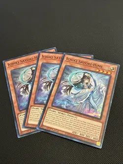 Yugioh! - Ichiki Sayori-Hime - x3 (PLAYSET) DOOD-EN030 Super Rare 1st Edition NM - Image 1