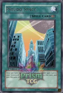 1st ed Pseudo Space rare ANPR-EN087 Yugioh - Image 1