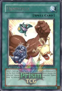 1st ed Ojamuscle rare DP2-EN021 Yugioh - Image 1