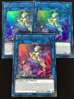 Yugioh Marincess Coral Triangle LED9-EN033 1st ULTRA x3 (NM) - Image 1