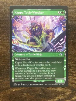 Kappa Tech-Wrecker (348) Showcase Kamigawa: Neon Dynasty MTG Magic D7924* - Image 1