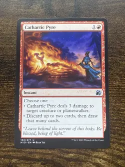 Cathartic Pyre 133/277 Innistrad Midnight Hunt MTG Magic The Gathering L1122* - Image 1