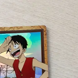One Piece Carddass Hyper Battle Luffy C01 Future Pirate King Early Holo - Image 4