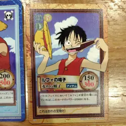 One Piece Carddass Hyper Battle Luffy 7 Set - Image 4