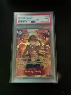 2024 ONE PIECE PROMOS TREASURE BOOSTERS SET #006 MONKEY D. LUFFY PSA 9 - Image 1