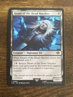 Haunt of the Dead Marshes 0090 The Lord of the Rings MTG Magic L3512* - Image 1