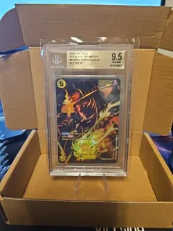 2025 One Piece Legacy of the Master Alternate Art #011 Portgas.D.Ace BGS 9.5 - Image 1