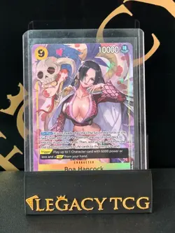 One Piece Boa Hancock OP14-112 Alt Art SR The Azure Sea's Seven NM - Image 1
