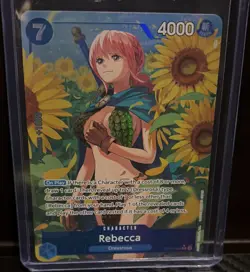 Namco One Piece CCG Rebecca OP10-058 SR Parallel Foil 4000 Power English - Image 1