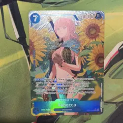 Namco One Piece CCG Rebecca OP10-058 SR Parallel Foil 4000 Power English - Image 3