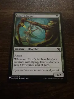 Magic the Gathering MTG Ezuri's Archers (9) DD Elves vs. Inventors D2372* - Image 1