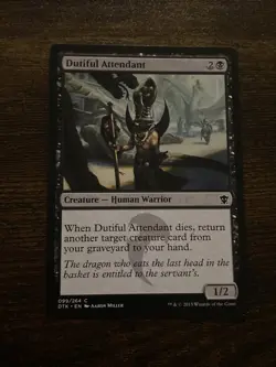 Dutiful Attendant Dragons of Tarkir 99/264 MTG Magic The Gathering D6528* - Image 1