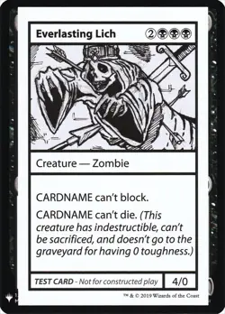 MTG Everlasting Lich - Mystery Booster #041 - Image 1